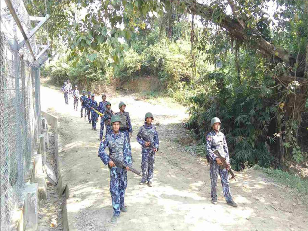 မြန်မာ-ဘင်္ဂလားဒေ့ရှ် နှစ်နိုင်ငံ နှစ်ဖက်ညှိနှိုင်း၍ မြေပြင်လှည့်ကင်းဆောင်ရွက်မှု