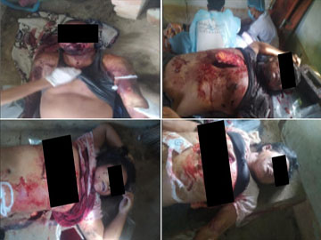 Two males and two females were killed by gunfire in Sinku Township.