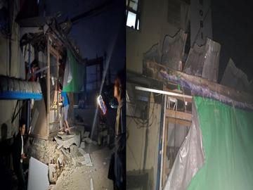 ကရင်ပြည်နယ်၊ မြဝတီမြို့နယ်၌ KNU အကြမ်းဖက်အဖွဲ့နှင့် PDF အမည်ခံ အကြမ်းဖက်သမားများ ပူးပေါင်းအဖွဲ့က လက်ပစ်ဗုံး တစ်လုံးဖြင့် ပစ်ပေါက်ခဲ့မှုကြောင့် ငွေလွှဲ/ဖုန်းဆင်းကတ်  အရောင်းဆိုင် ပျက်စီးမှု မှတ်တမ်းဓာတ်ပုံ။ 