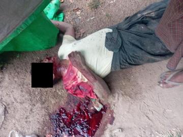 A 100-household elder shot dead by so-called PDF terrorists in   Taungdwnigyi Township of Magway Region.