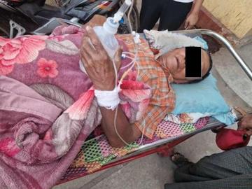 စစ်ကိုင်းတိုင်းဒေသကြီး၊ မြင်းမူမြို့နယ်၌ PDF အမည်ခံ အကြမ်းဖက်သမားများ ထောင်ထားသည့် မိုင်း တစ်လုံး ပေါက်ကွဲခဲ့မှုကြောင့် အပြစ်မဲ့ အရပ်သားပြည်သူ တစ်ဦး ထိခိုက်ဒဏ်ရာရရှိမှု မှတ်တမ်းဓာတ်ပုံ။