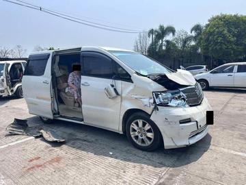 ပဲခူးတိုင်းဒေသကြီး၊ ဒိုက်ဦးမြို့နယ်၌ ယာဉ်တိုက်မှုဖြစ်ပွားခဲ့သည့် မော်တော်ယာဉ်၏ မှတ်တမ်းဓာတ်ပုံ။