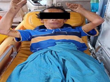 တနင်္သာရီတိုင်းဒေသကြီး၊ သရက်ချောင်းမြို့နယ်၌ PDF အမည်ခံ အကြမ်းဖက်သမားများက လက်နက်ကြီးဖြင့် ပစ်ခတ်တိုက်ခိုက်ခဲ့မှုကြောင့် အပြစ်မဲ့ အရပ်သားပြည်သူ တစ်ဦး ထိခိုက်ဒဏ်ရာရရှိမှု မှတ်တမ်းဓာတ်ပုံ။