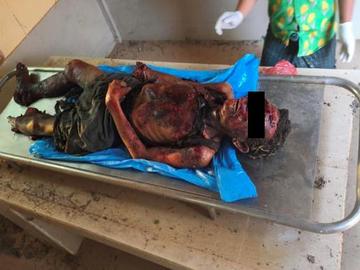 An innocent civilian killed in an improvised explosive device explosion planted by a combined group of KNU and so-called PDF terrorists in Nyaunglebin Township of Bago Region.
