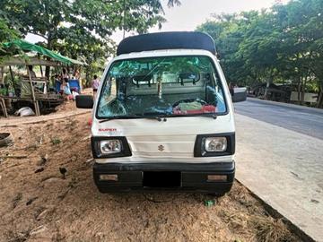 ရန်ကုန်တိုင်းဒေသကြီး၊ တိုက်ကြီးမြို့နယ်၌ ယာဉ်တိုက်မှု ဖြစ်ပွားသည့်ဖြစ်စဉ်မှ မော်တော်ယာဉ်၏ မှတ်တမ်းဓာတ်ပုံ။