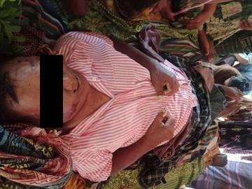 100-household elder shot dead by so-called PDF terrorists in Tada-U Township of Mandalay Region.
